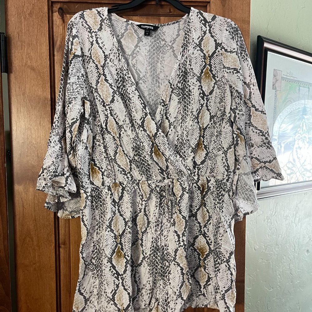 Snake print Romper